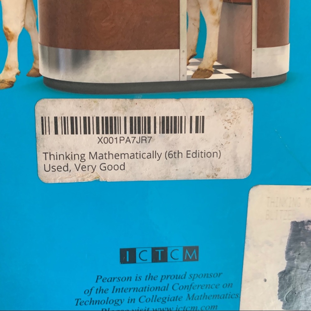 Thinking Mathematically / Edition 6 - Picture 6 of 6